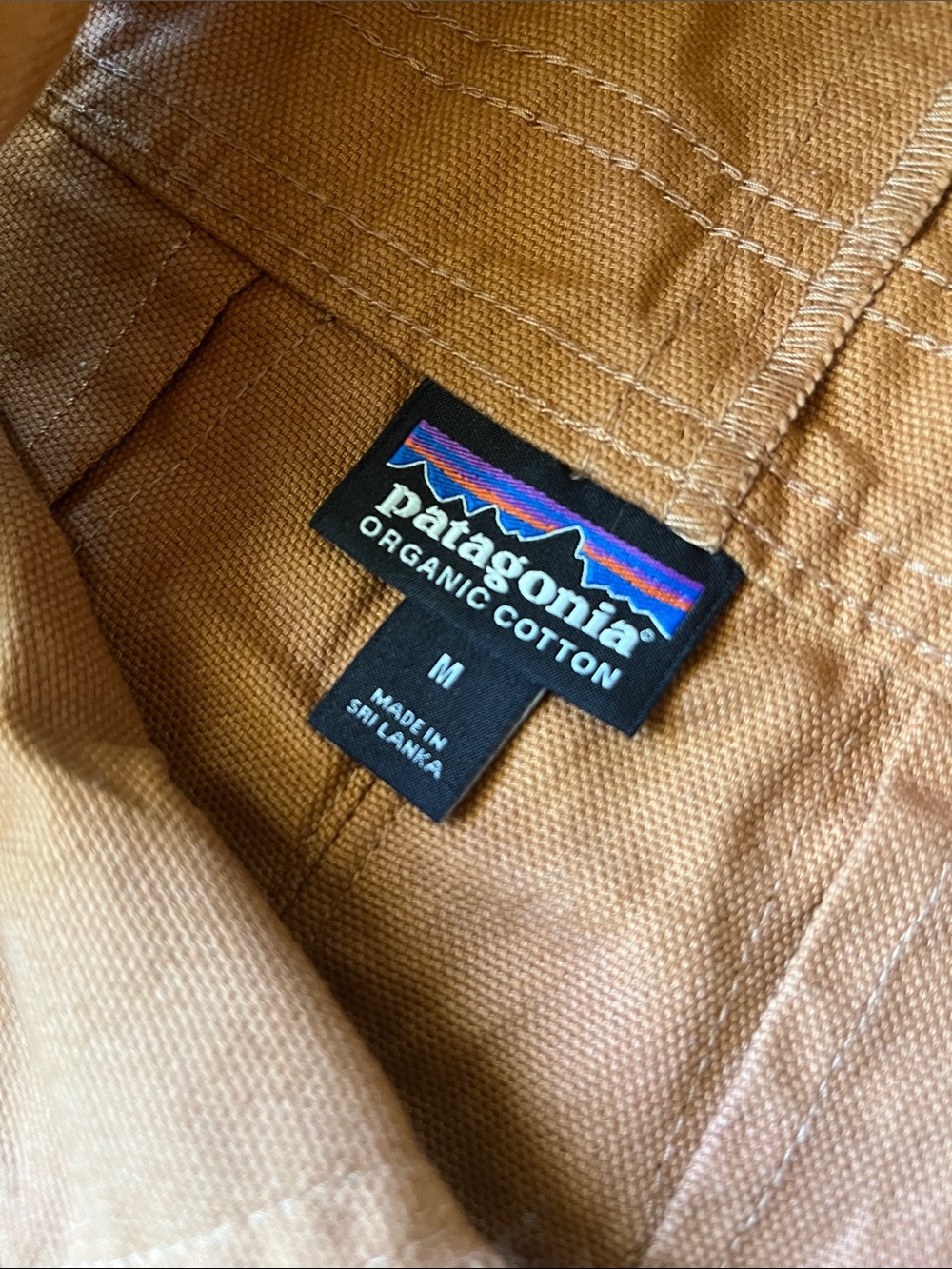 NWOT Patagonia Workwear Caramel Brown Short Overalls Romper - Picture 4 of 7